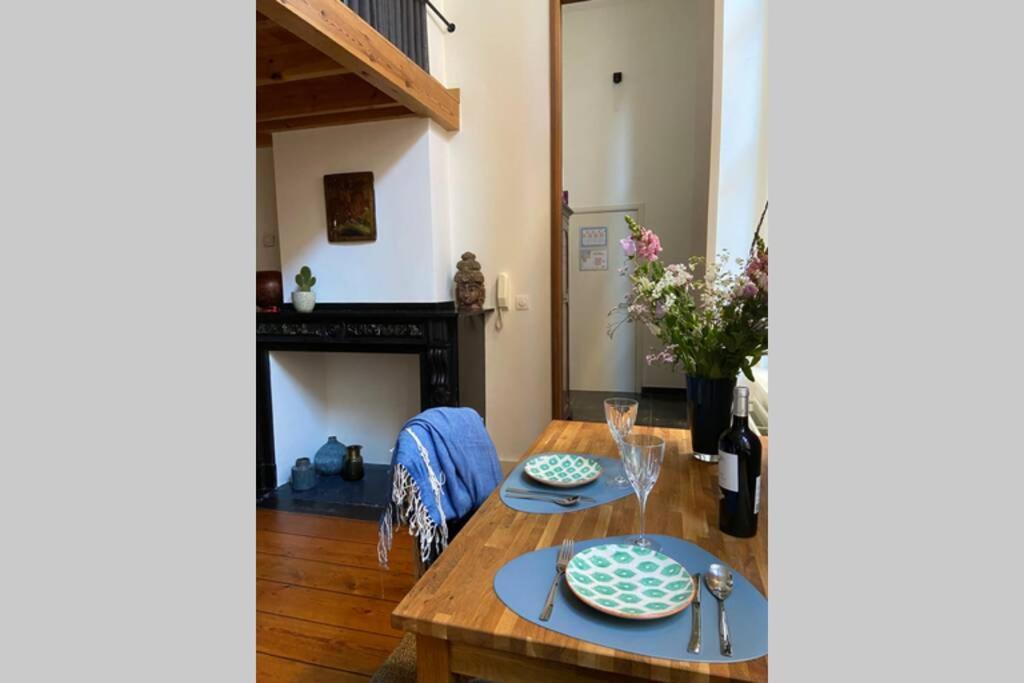Duplex In Historical Centre With Private Courtyard Apartment Anvers Exterior foto