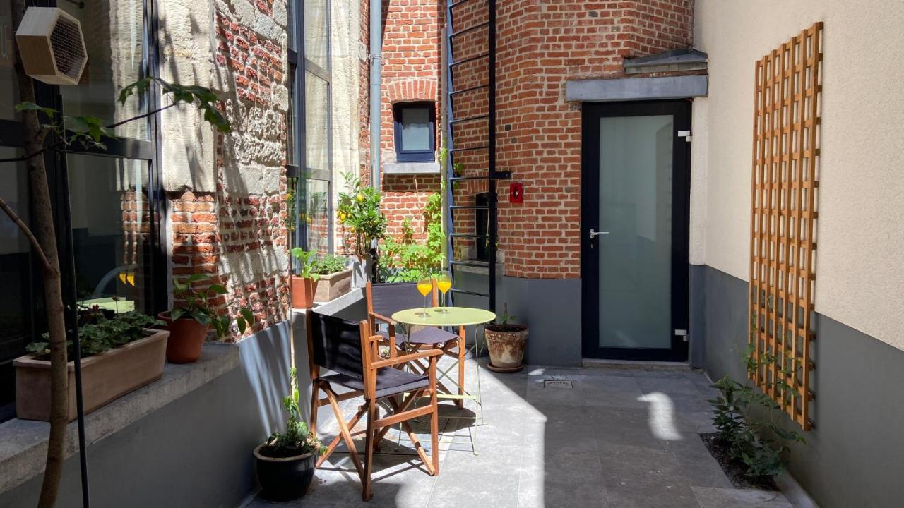 Duplex In Historical Centre With Private Courtyard Apartment Anvers Exterior foto