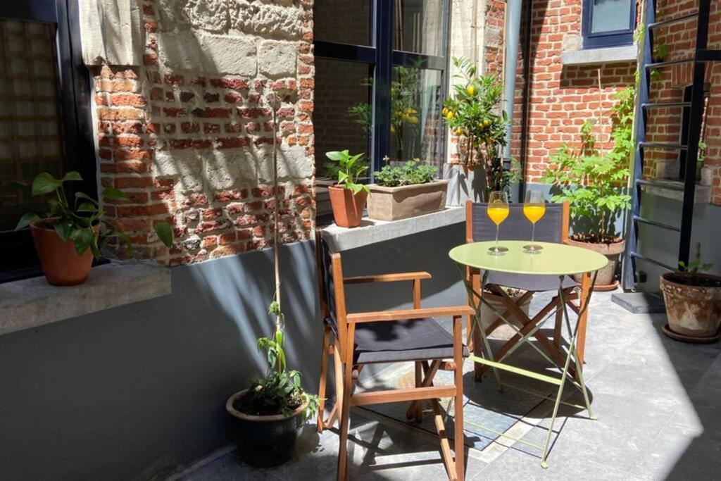 Duplex In Historical Centre With Private Courtyard Apartment Anvers Exterior foto